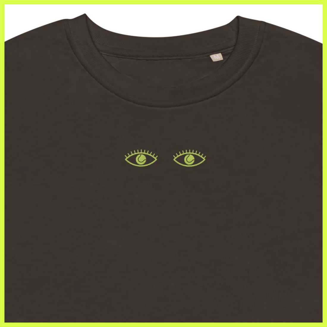 2 eye organic sweatshirt