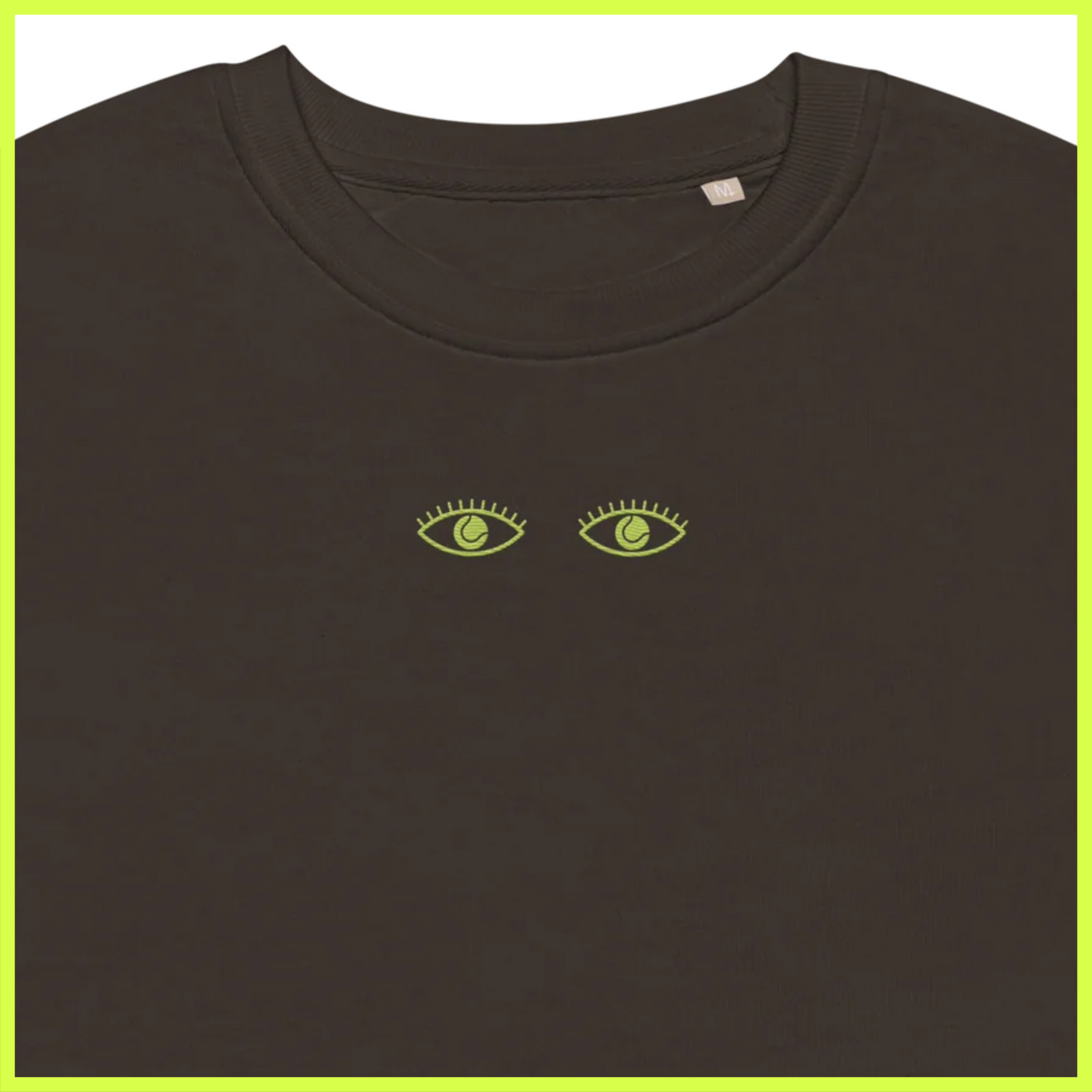 2 eye organic sweatshirt