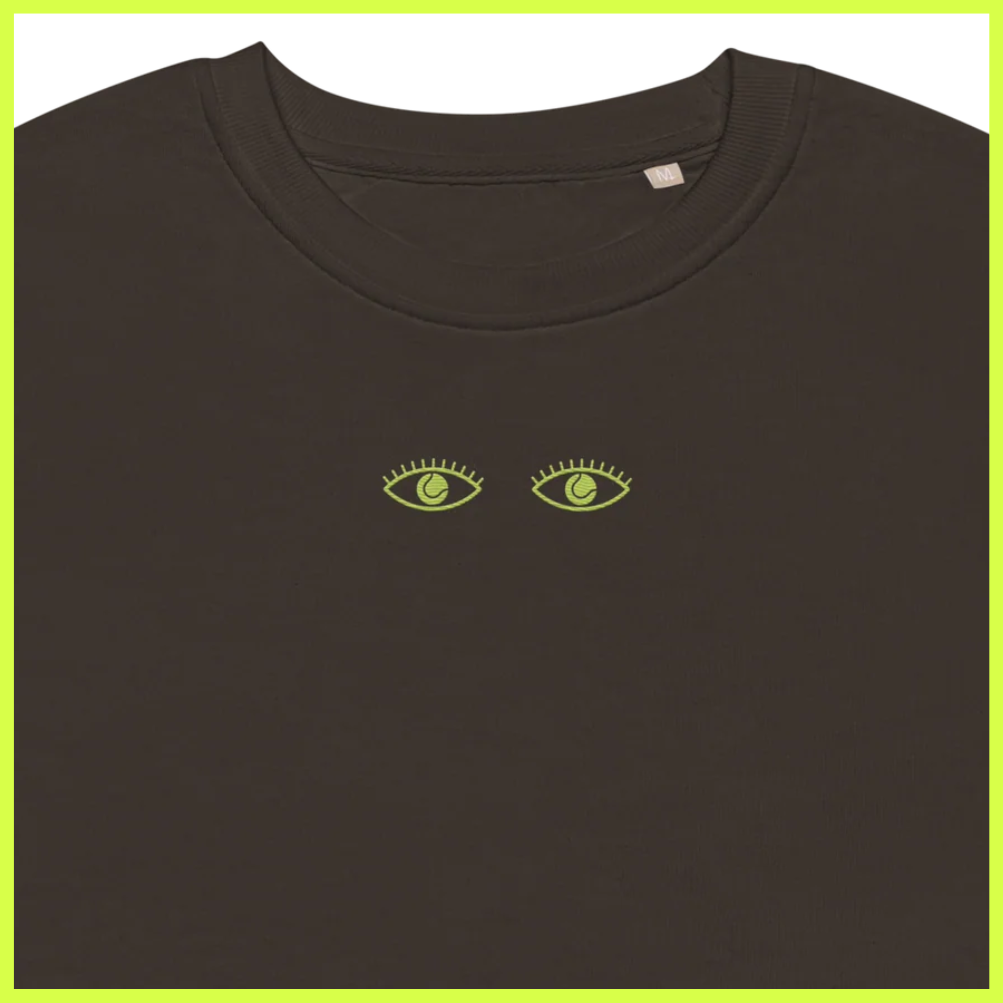 2 eye organic sweatshirt