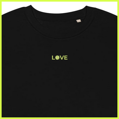 love organic sweatshirt