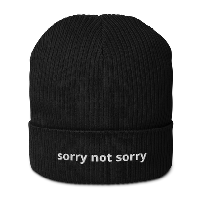 sorry not sorry beanie