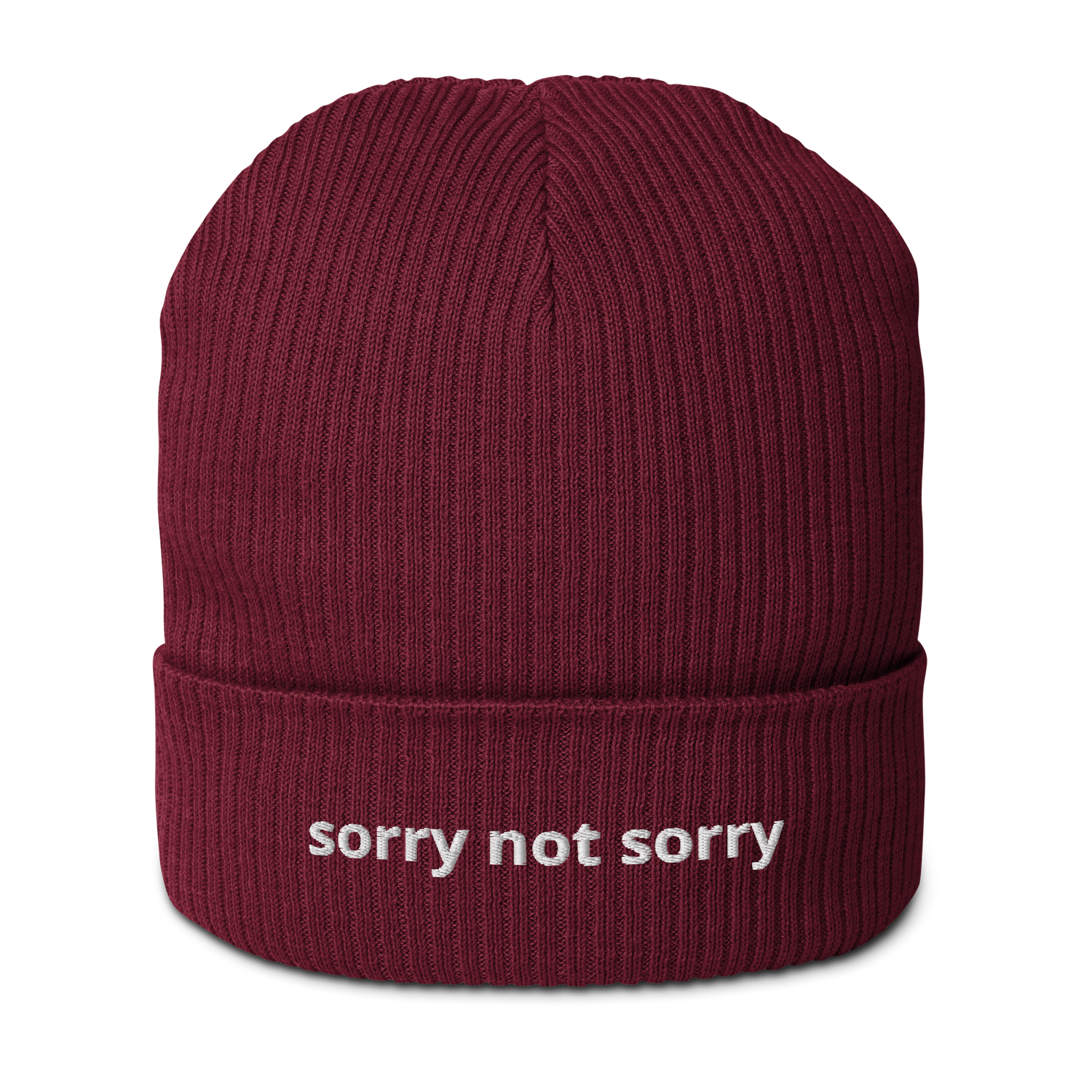 sorry not sorry beanie