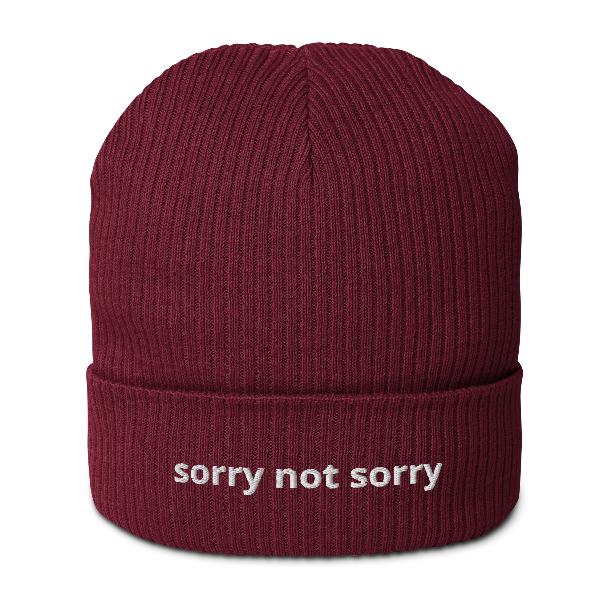 sorry not sorry beanie