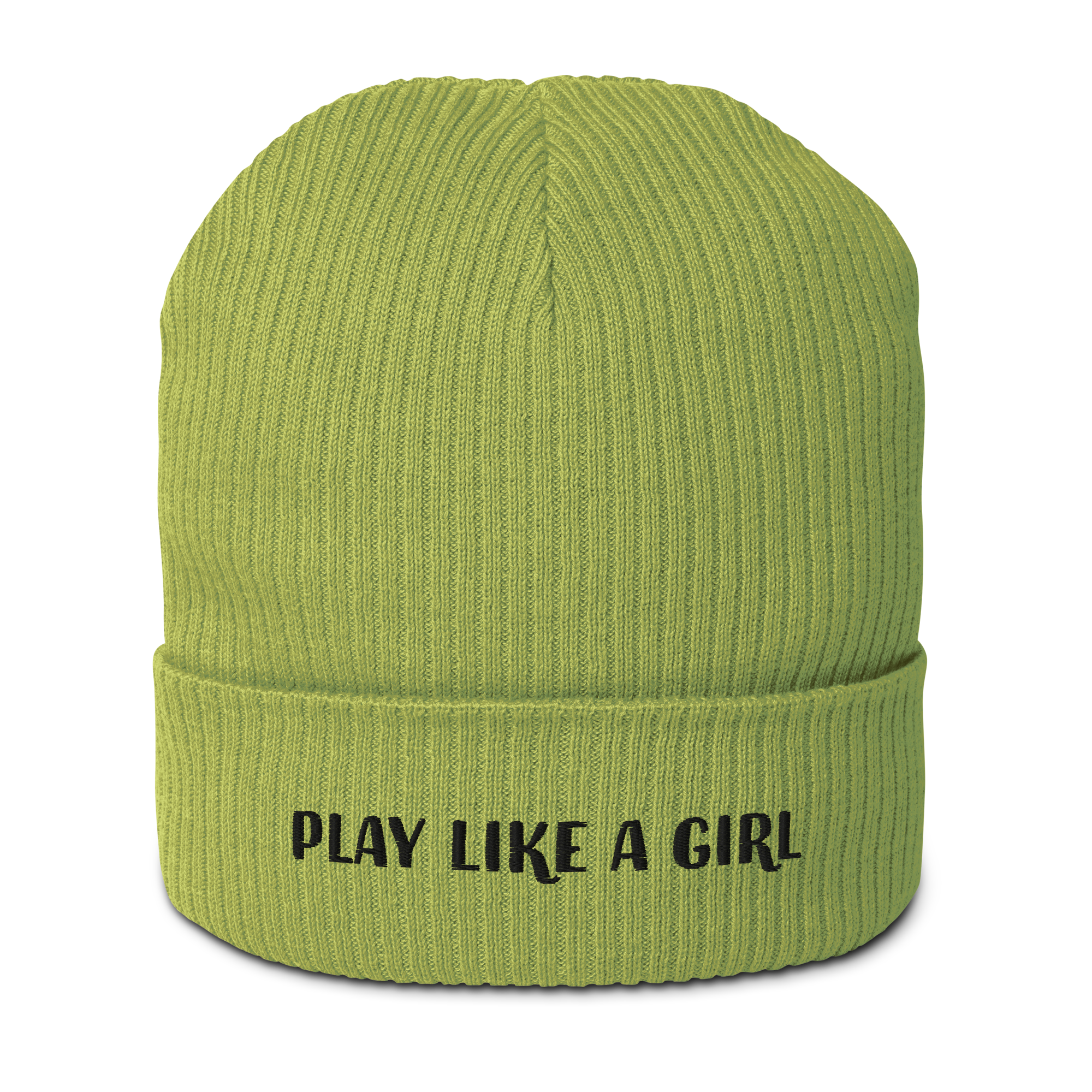 play like a girl beanie