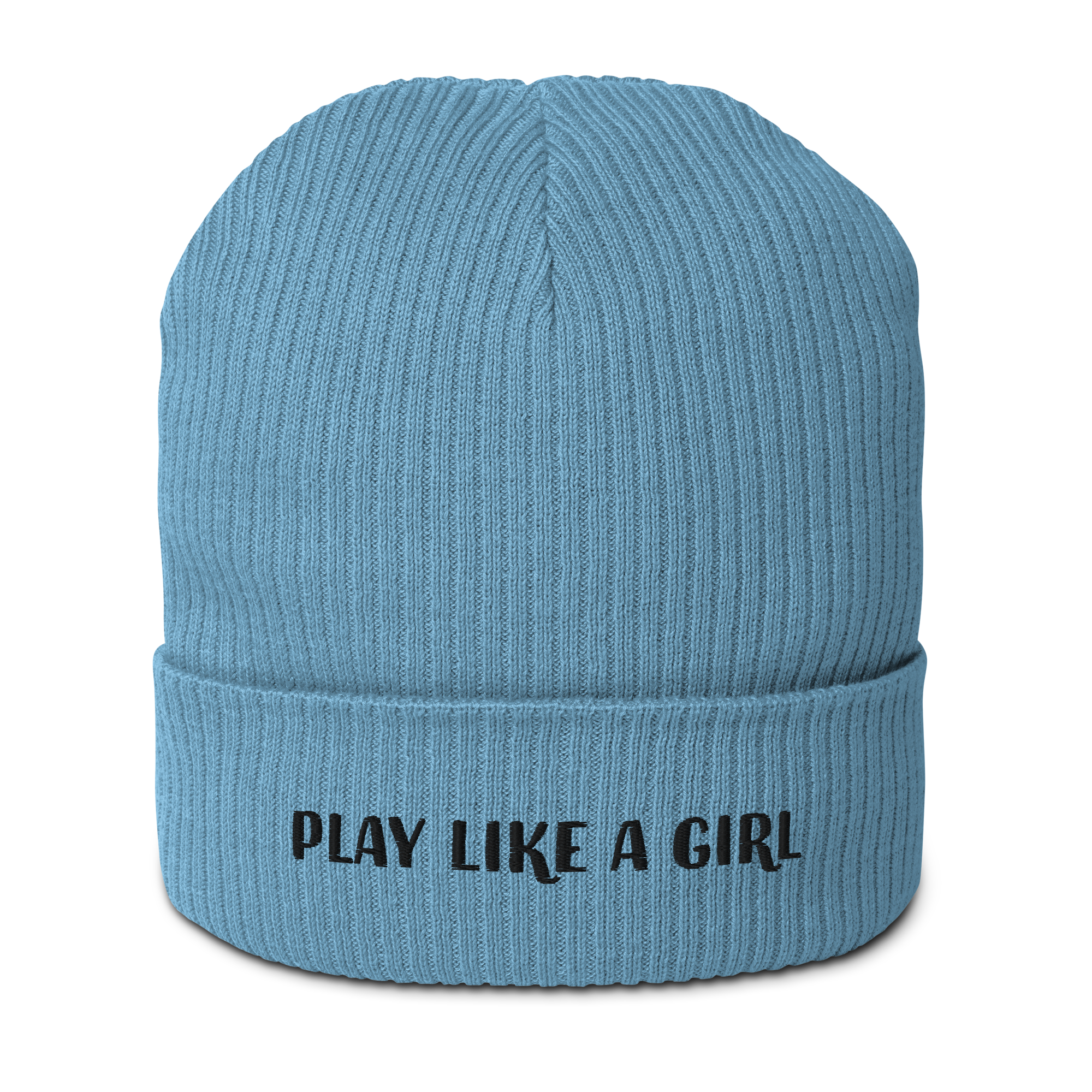 play like a girl beanie