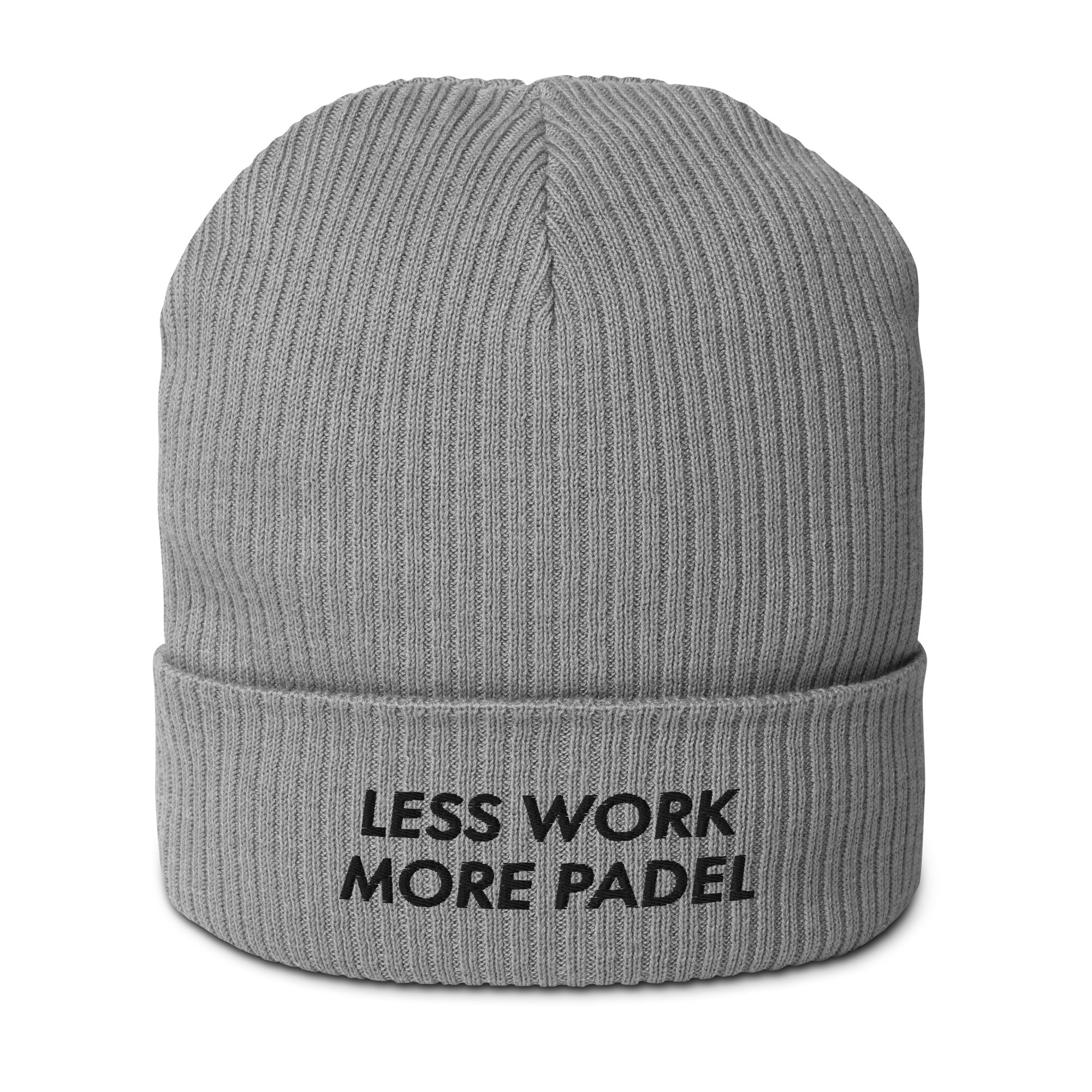 less work more padel beanie