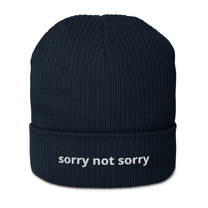 sorry not sorry beanie