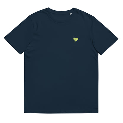 heart organic t-shirt