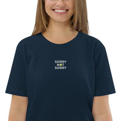 sorry organic t-shirt