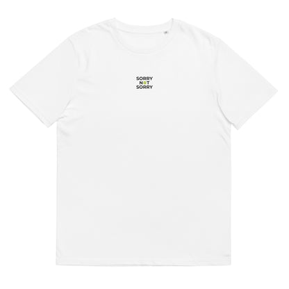 sorry organic t-shirt