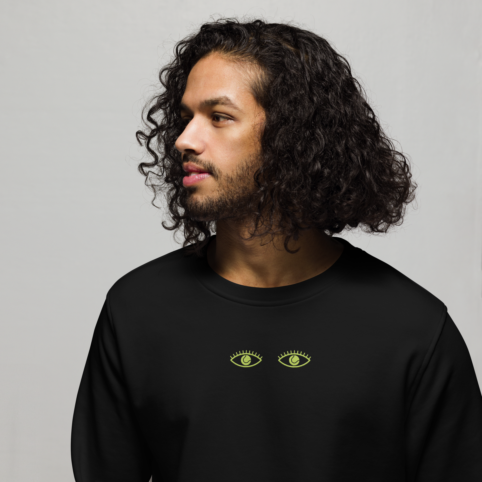 2 eye organic sweatshirt