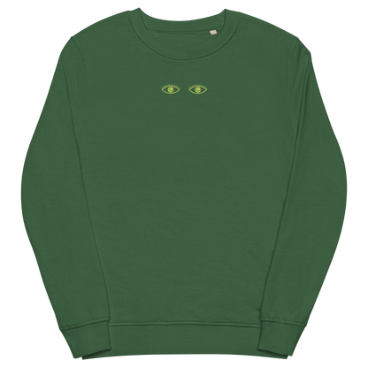 2 eye organic sweatshirt