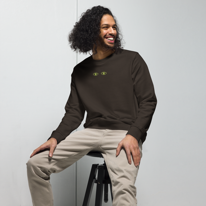 2 eye organic sweatshirt