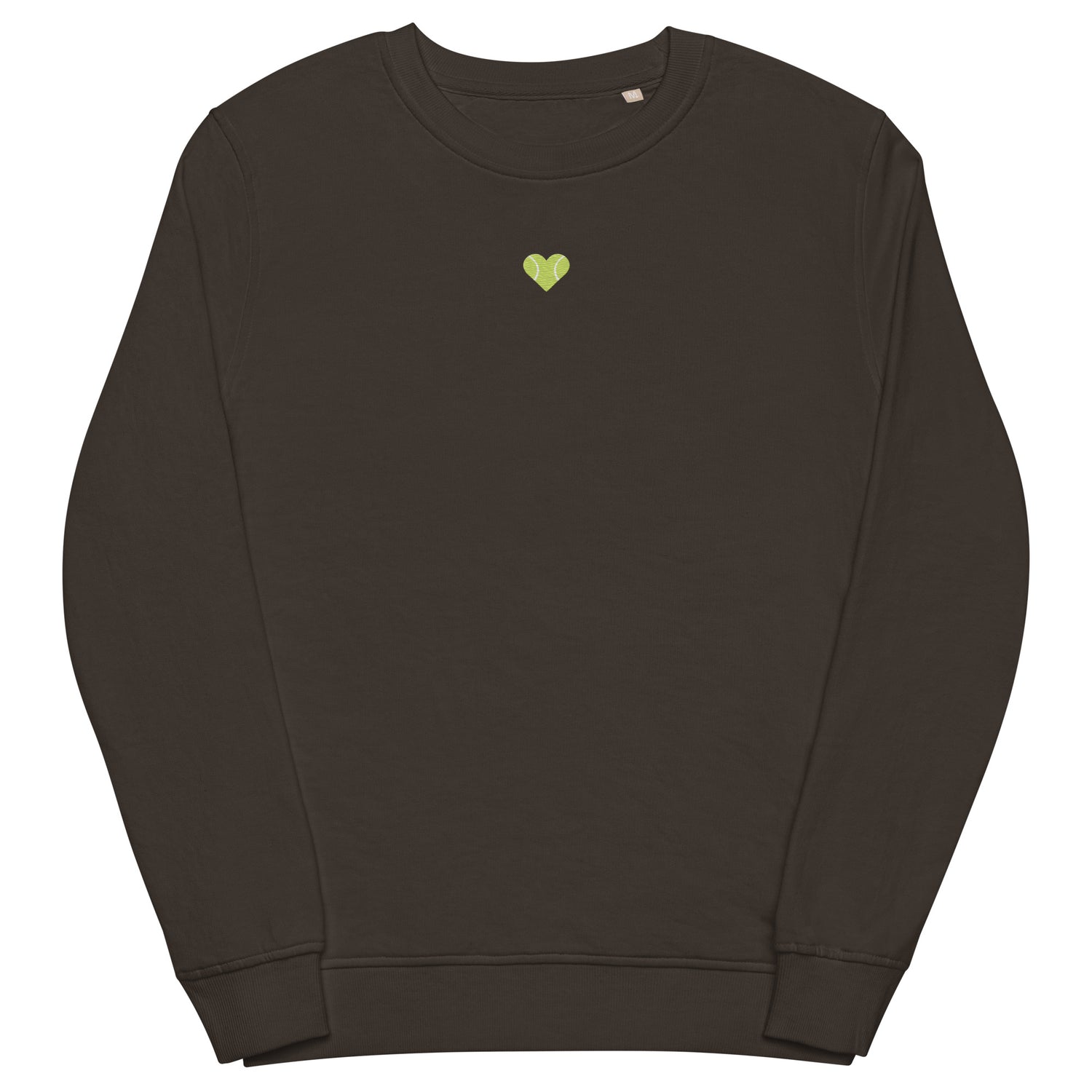 heart organic sweatshirt