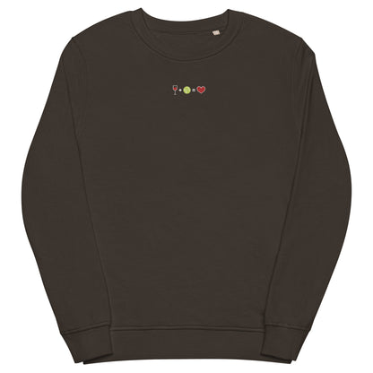 wine organic sweatshirt