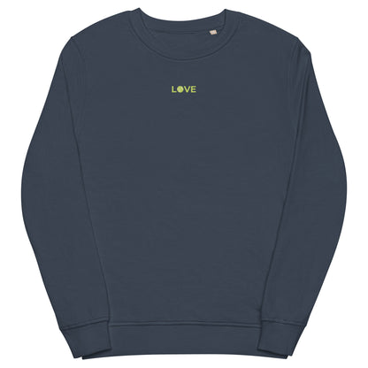 love organic sweatshirt