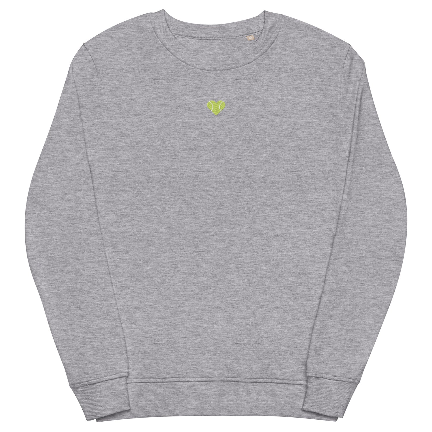 heart organic sweatshirt