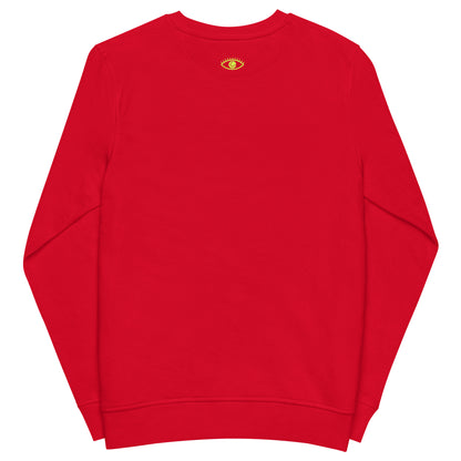 heart organic sweatshirt