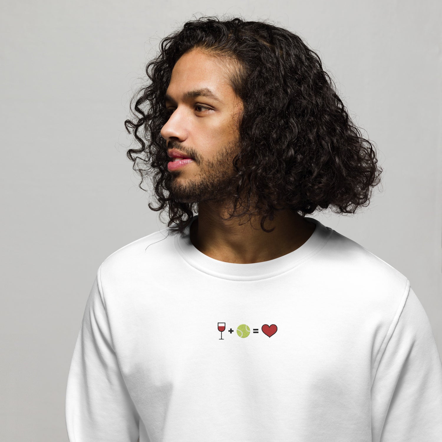 wine organic sweatshirt