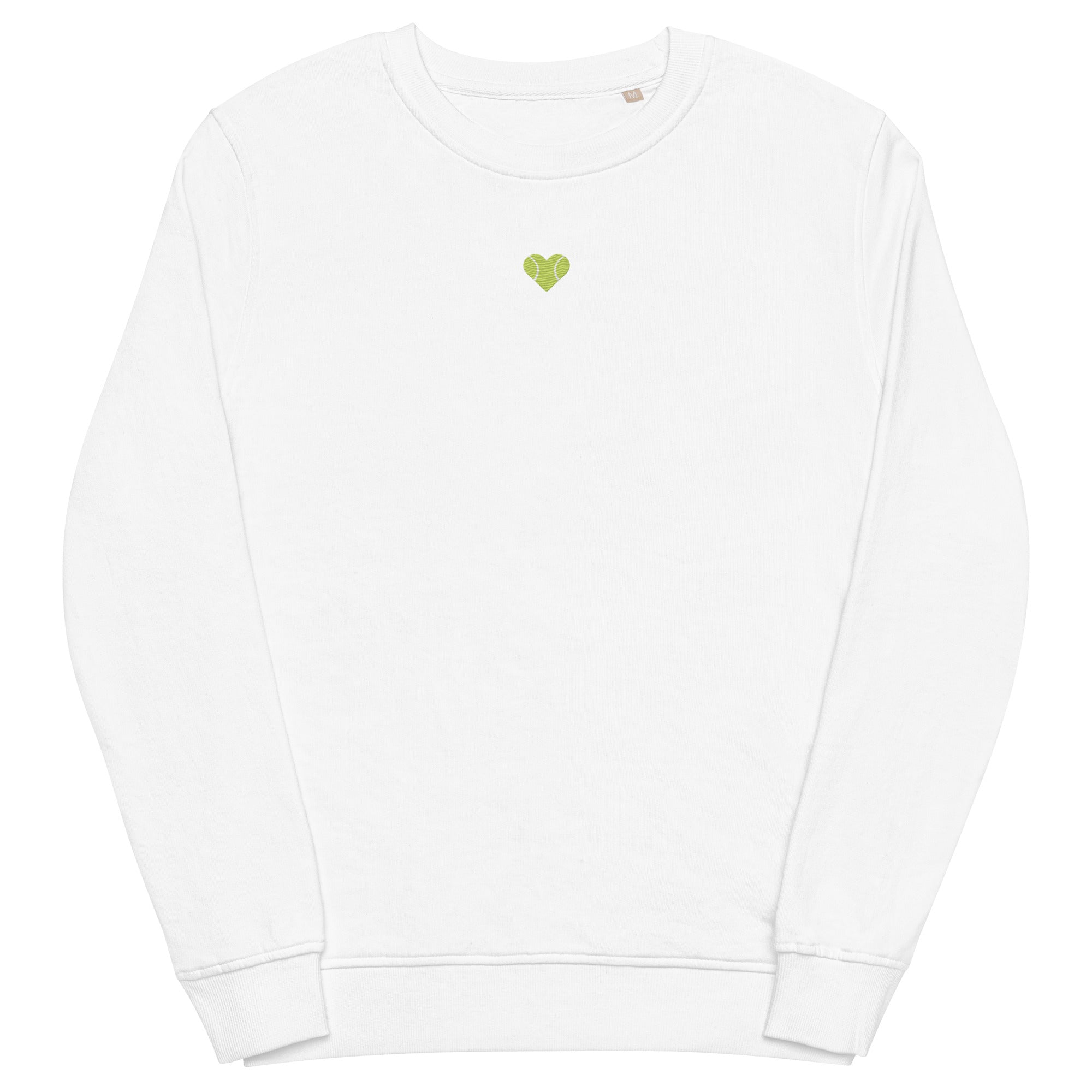 heart organic sweatshirt