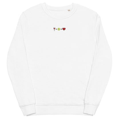 wine organic sweatshirt