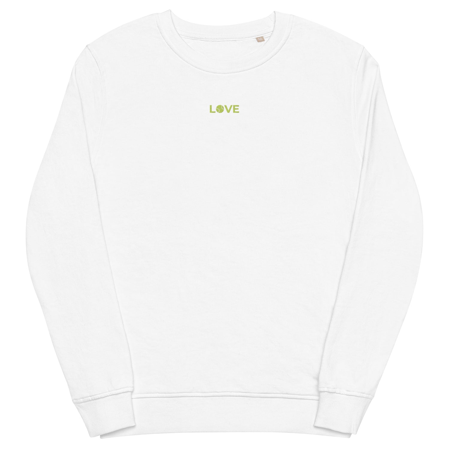 love organic sweatshirt