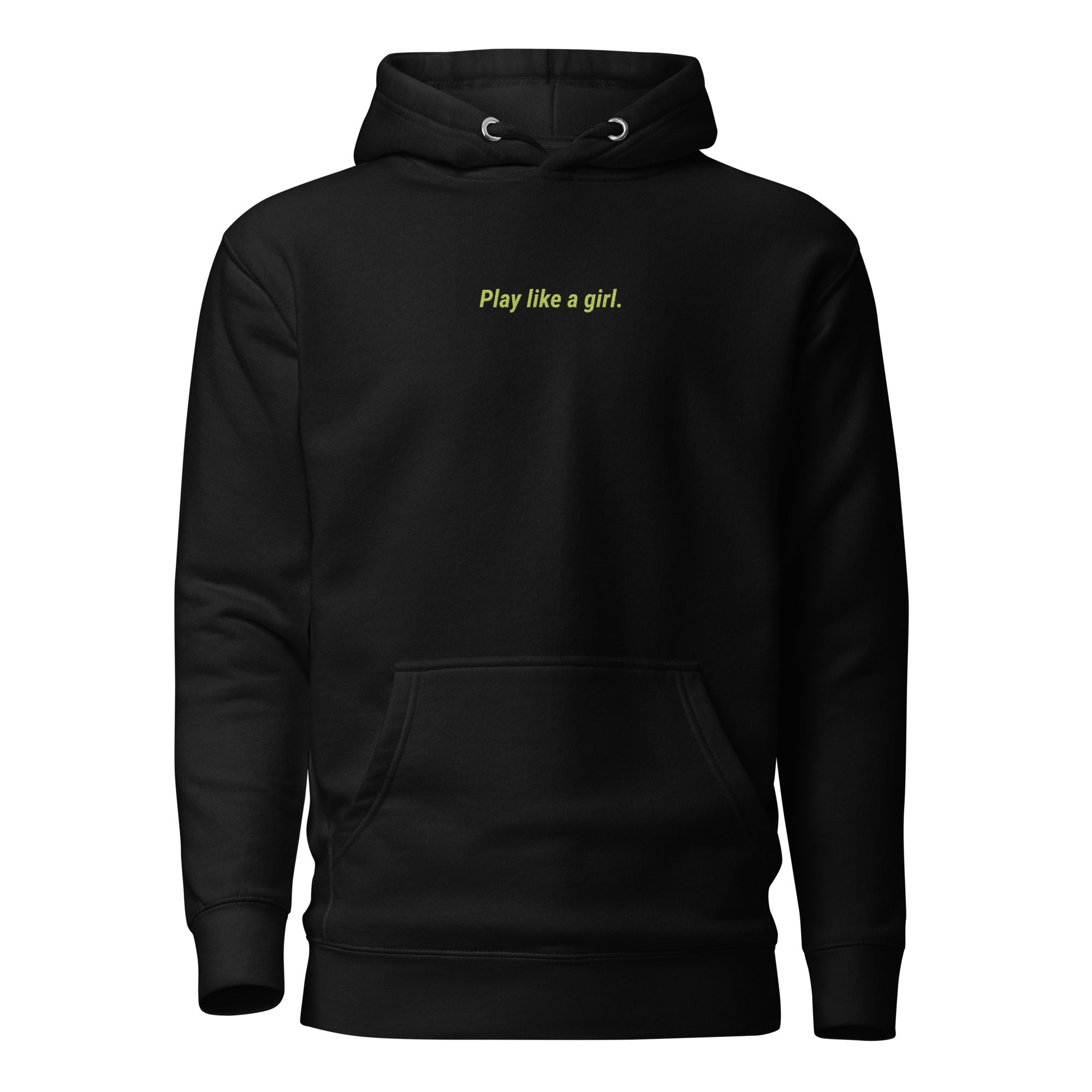 play like a girl Hoodie