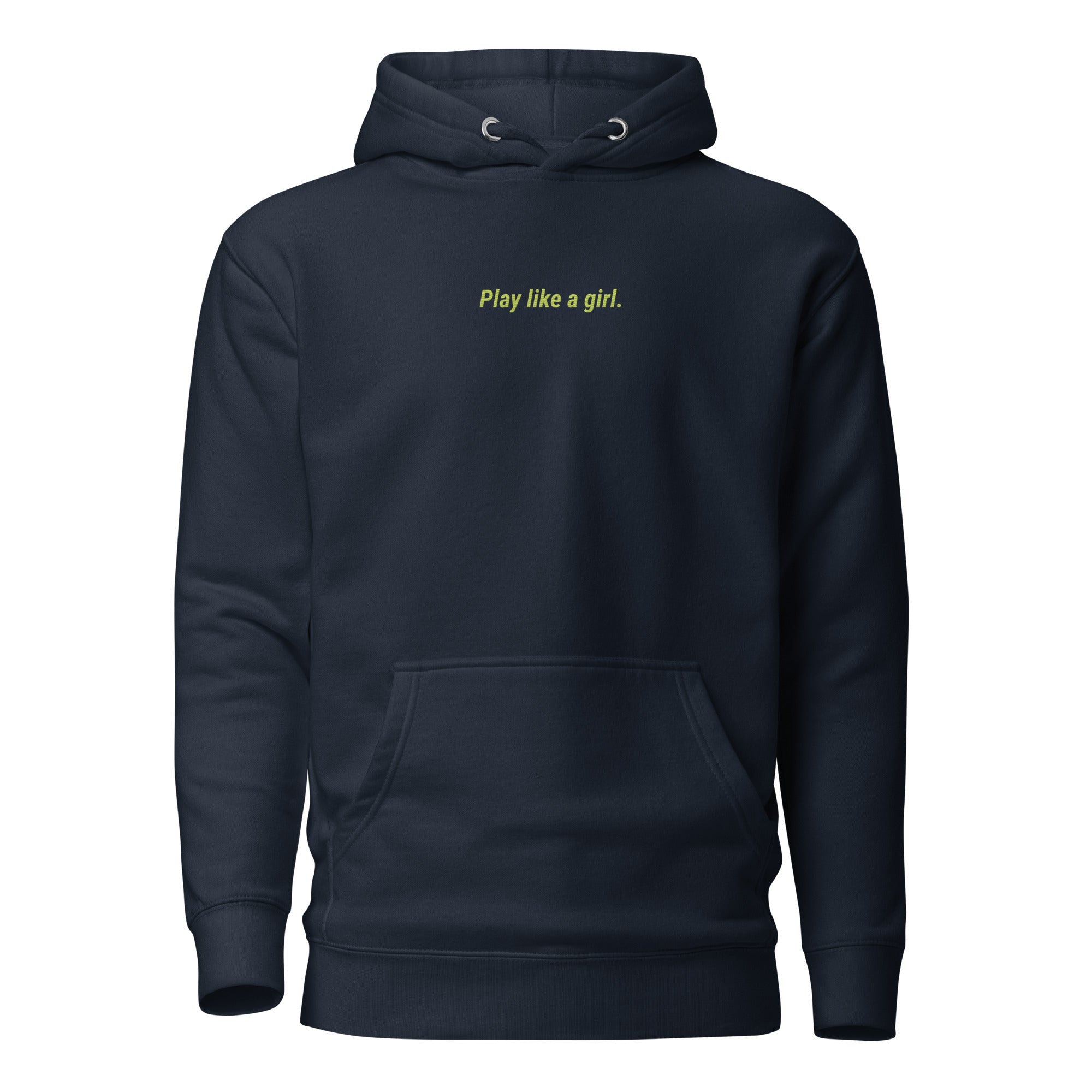 play like a girl Hoodie